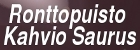 Ronttopuisto, Kahvio Saurus